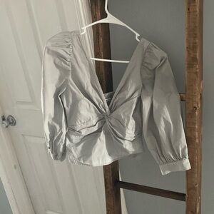 Mint Green Twist Abercrombie Top